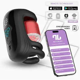 Torky Masturbador con Rotación Compresión con APP de Intoyou App Series