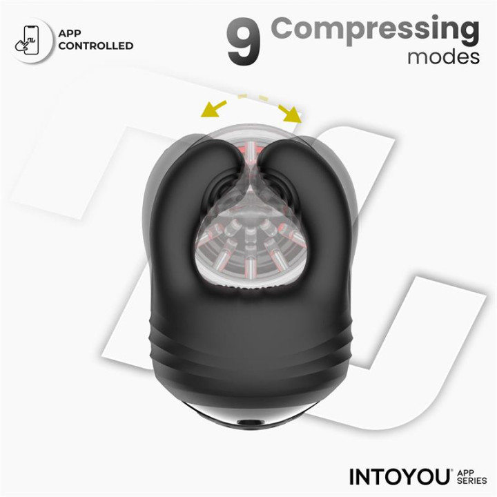 Torky Masturbador con Rotación Compresión con APP de Intoyou App Series | VibraZon