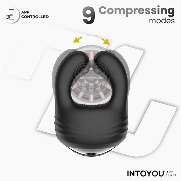 Torky Masturbador con Rotación Compresión con APP de Intoyou App Series
