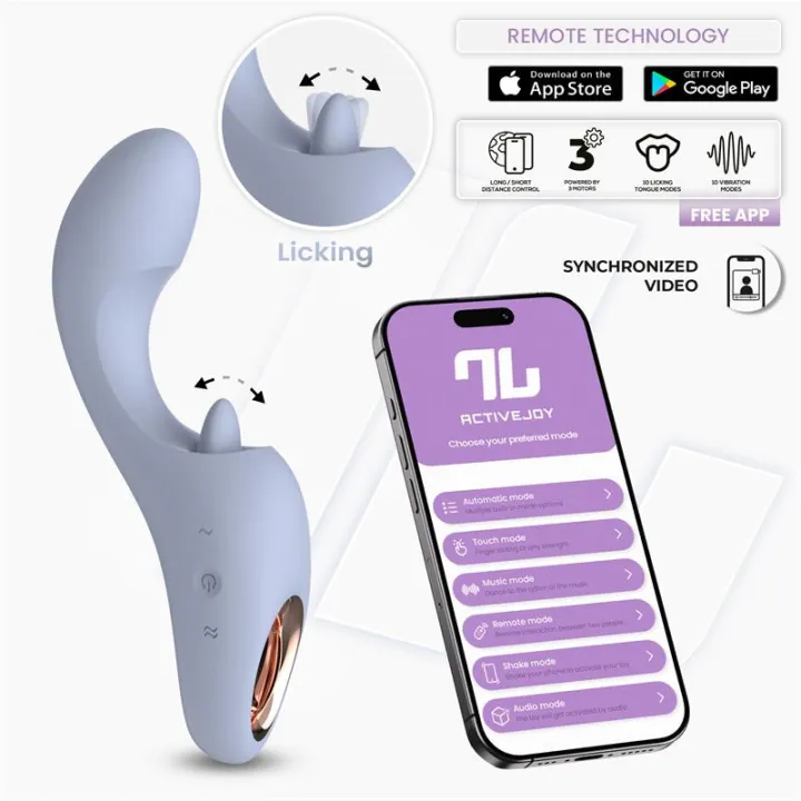 Licky Vibrador con Lengua Licking con APP de Intoyou App Series