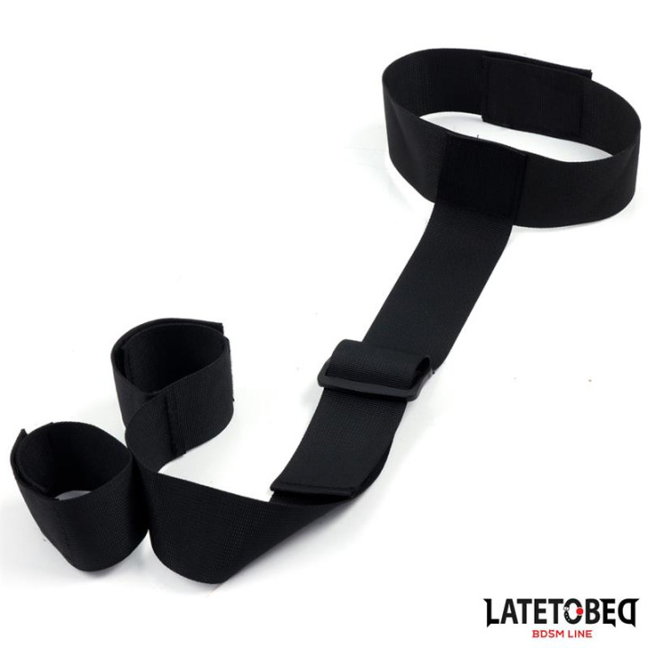 Collar con Restricciones Ajustable con Velcro de Latetobed Bdsm Line | VibraZon