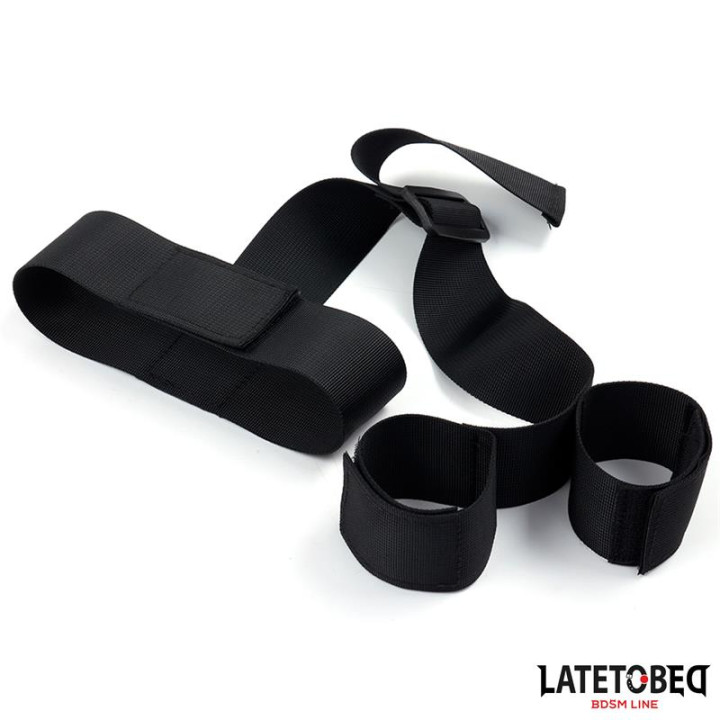Collar con Restricciones Ajustable con Velcro de Latetobed Bdsm Line | VibraZon