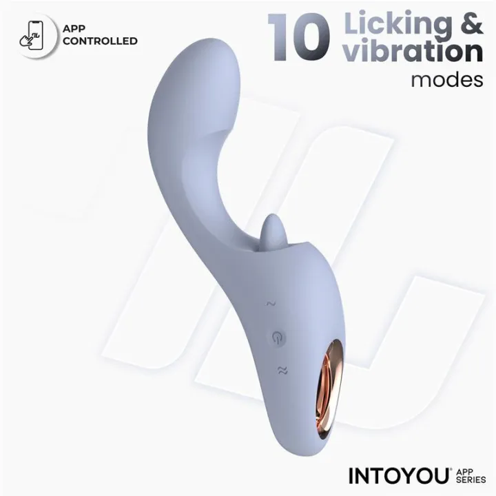 Licky Vibrador con Lengua Licking con APP de Intoyou App Series