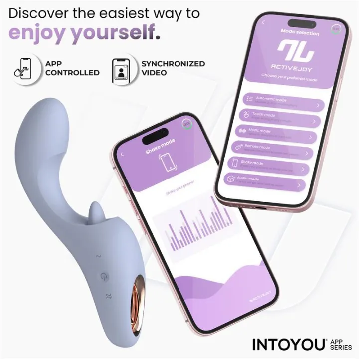 Licky Vibrador con Lengua Licking con APP de Intoyou App Series
