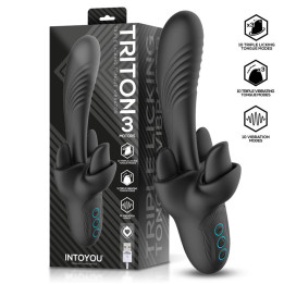 Triton Vibrador Triple Lengua de Intoyou | VibraZon
