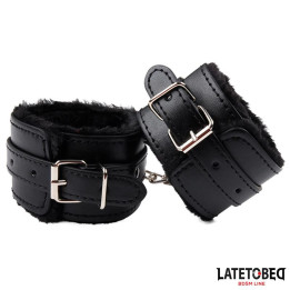 Esposas con Pelo Negro de Latetobed Bdsm Line | VibraZon