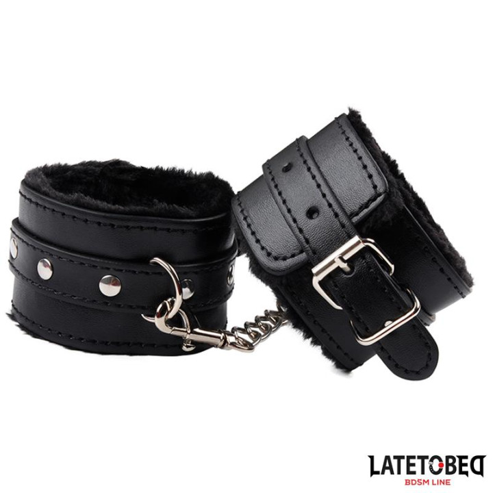 Esposas con Pelo Negro de Latetobed Bdsm Line | VibraZon