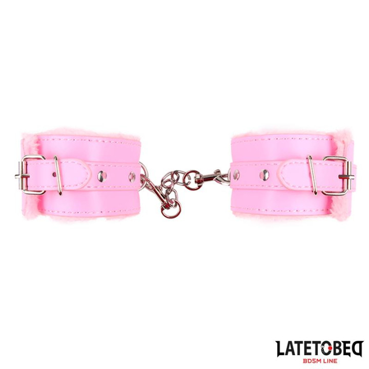 Esposas con Pelo Rosa de Latetobed Bdsm Line | VibraZon