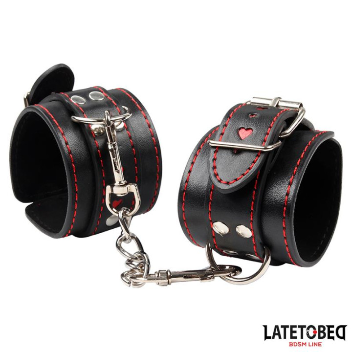 Esposas con Cadenas y Corazones de Latetobed Bdsm Line | VibraZon