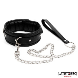 Collar con Correa Acolchado de Latetobed Bdsm Line | VibraZon