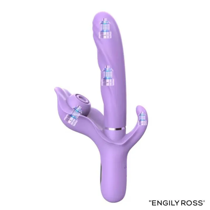 Apollo Vibrador con Thrusting, Tapping y Succión de Engily Ross