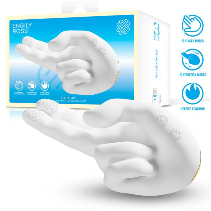 Flirty Hand Estimulador Finger con Efecto Calor de Engily Ross | VibraZon