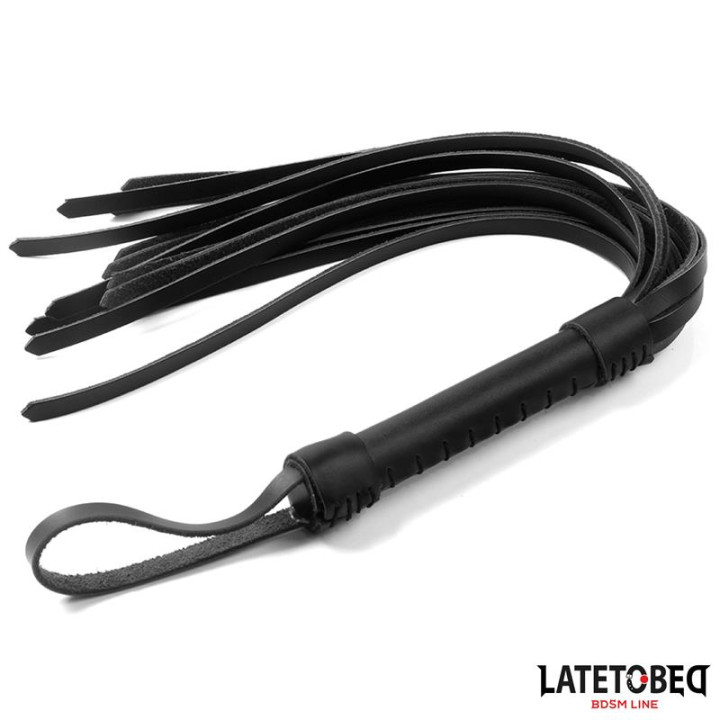 Flogger de Piel 50 cm de Latetobed Bdsm Line | VibraZon