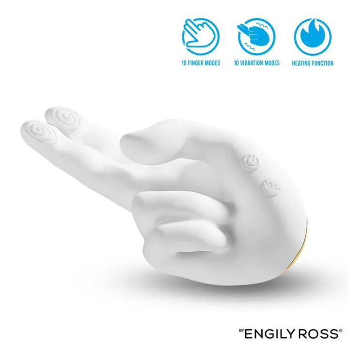 Flirty Hand Estimulador Finger con Efecto Calor de Engily Ross