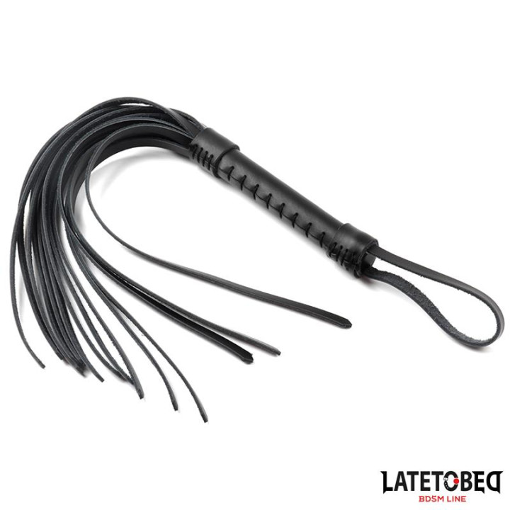 Flogger de Piel 50 cm de Latetobed Bdsm Line | VibraZon