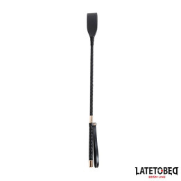 Fusta de Metal Dorado 45 cm de Latetobed Bdsm Line | VibraZon