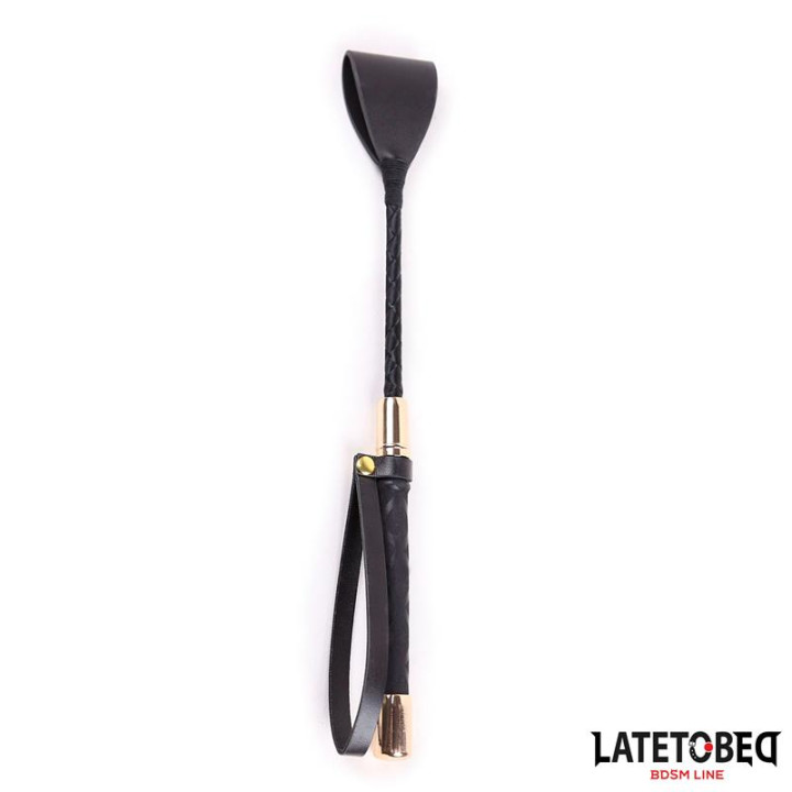 Fusta de Metal Dorado 30 cm de Latetobed Bdsm Line | VibraZon