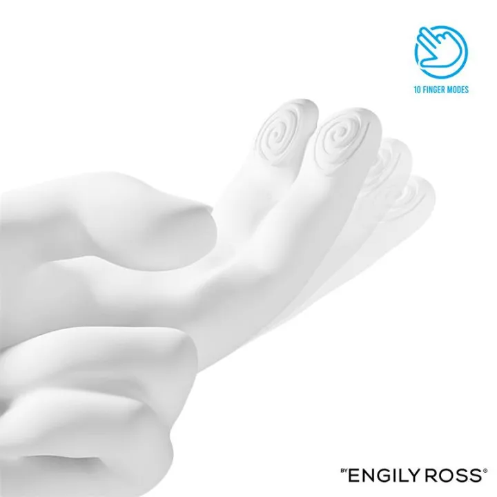 Flirty Hand Estimulador Finger con Efecto Calor de Engily Ross