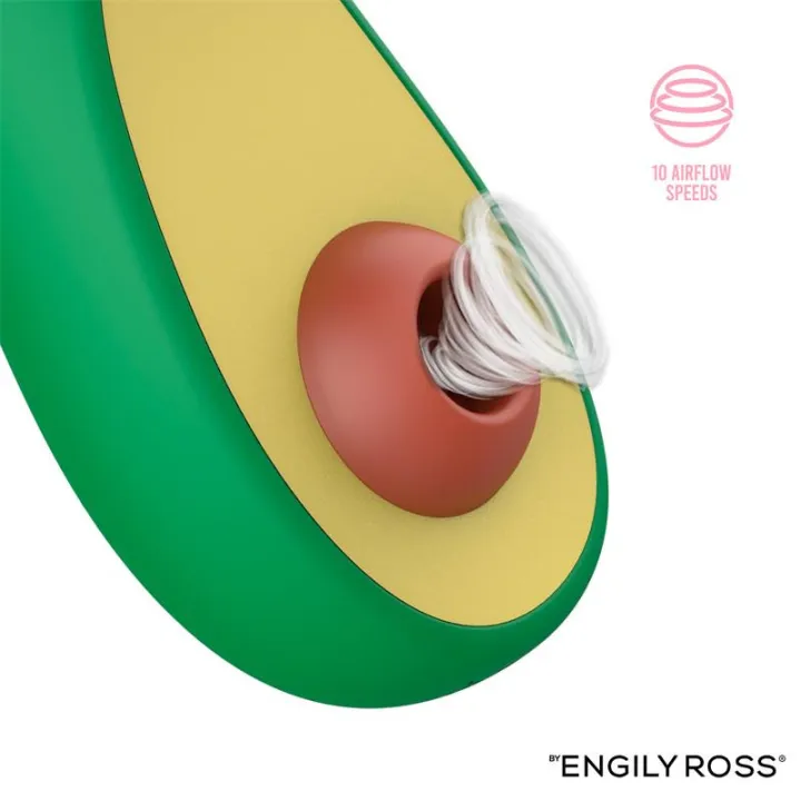 Avocado Estimulador de Clítoris con Succión de Engily Ross