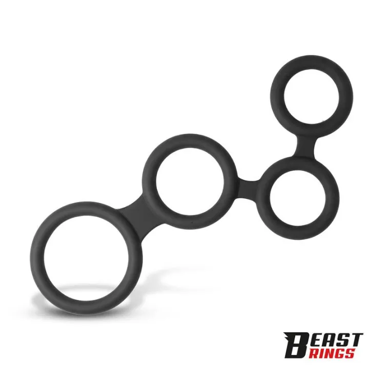 Multi-Anillo para el Pene Silicona 47 mm de Beast Rings