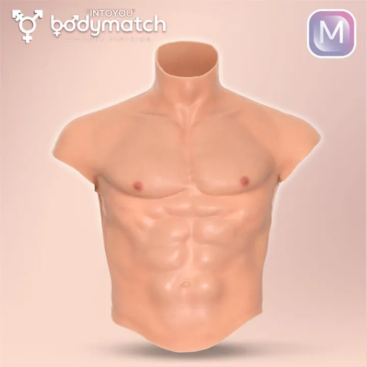 Boomax Traje Torso Masculino Híperrealista Sillicona Líquida Talla M de Bodymatch