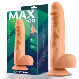 Cloud Dildo Realista con Testículos 8.3 Natural de Max & Co