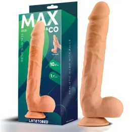 Ben Dildo Realista con Testículos 10.2 Natural de Max & Co
