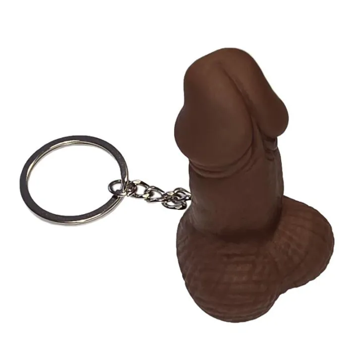 Llavero de Goma Dura Forma de Pene Mulato de Diverty Sex