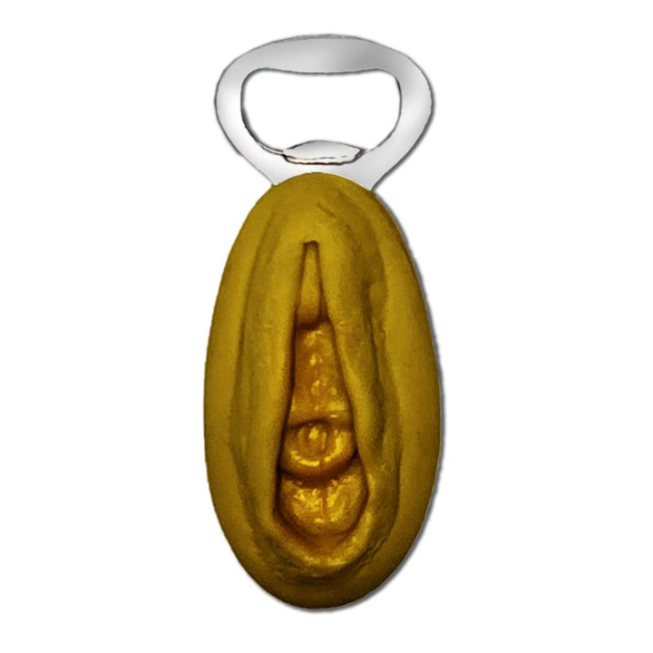 Abridor Forma de Vagina Dorado de Diverty Sex | VibraZon