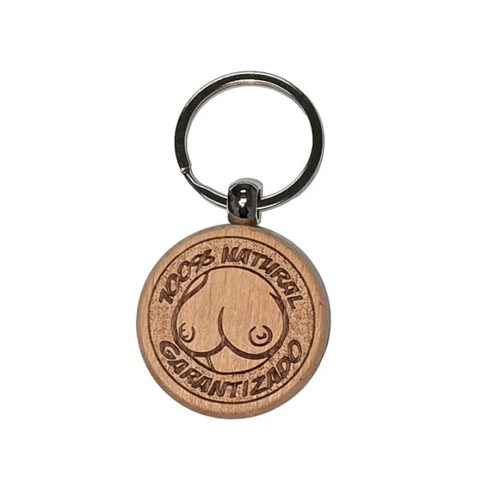 Llavero de Madera Forma de Pechos de Diverty Sex