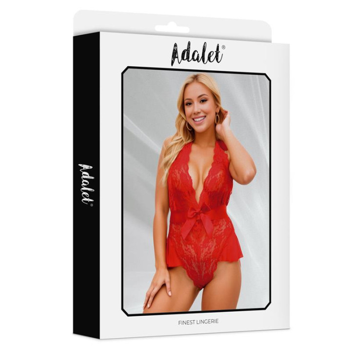 Violet Tedy Escote en V de Adalet Lingerie | VibraZon