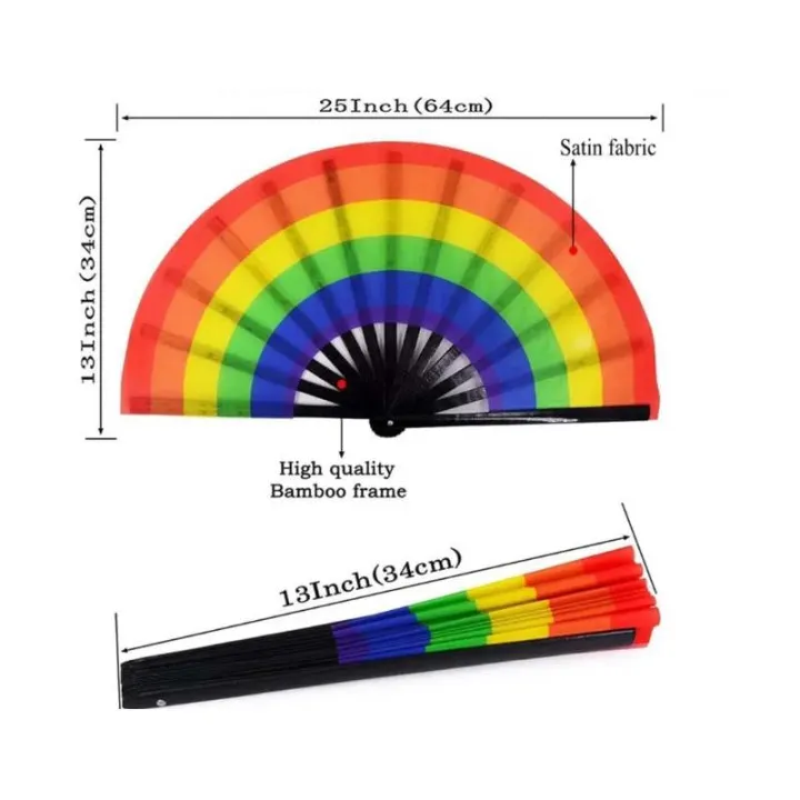 Abanico LGBT XXL de Pride