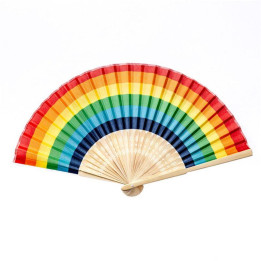 Abanico de Bambú LGBT de Pride | VibraZon
