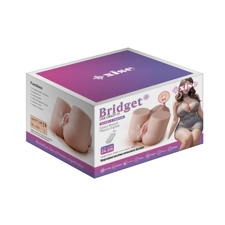 Bridget Torso con Vibración y Efecto Succión 11 kg de Xise | VibraZon