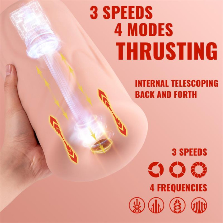 Masturbador Large Thrusting Machine I de Xise | VibraZon
