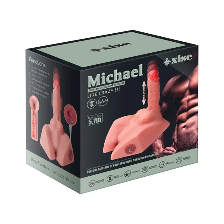 Michael Masturbador con Vibración y Thrusting 2.57 kg de Xise