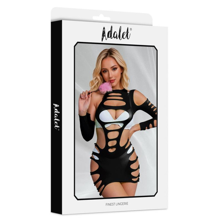 Willow Vestido Hollow-out Negro Talla Única de Adalet Lingerie | VibraZon