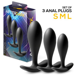 Pimpox Set de 3 Plugs Anales de Afterdark | VibraZon