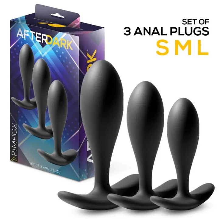 Pimpox Set de 3 Plugs Anales de Afterdark