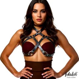 Wendy Arnés de Pecho Cuero Vegano Talla Única de Adalet Lingerie