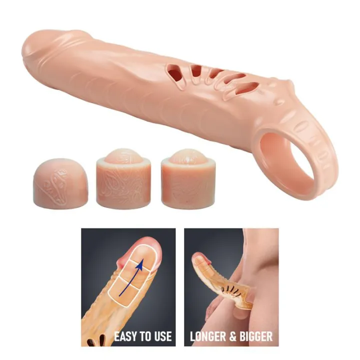 Funda para el Pene con Extensores de Prettylove
