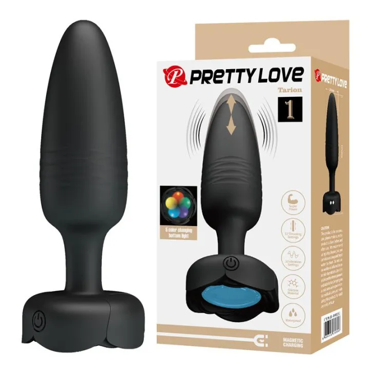 Tarion Plug Anal con Vibración y Thrusting de Prettylove