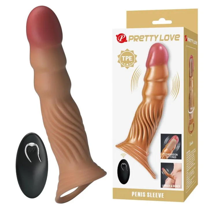 Funda para el Pene con Vibración de Prettylove