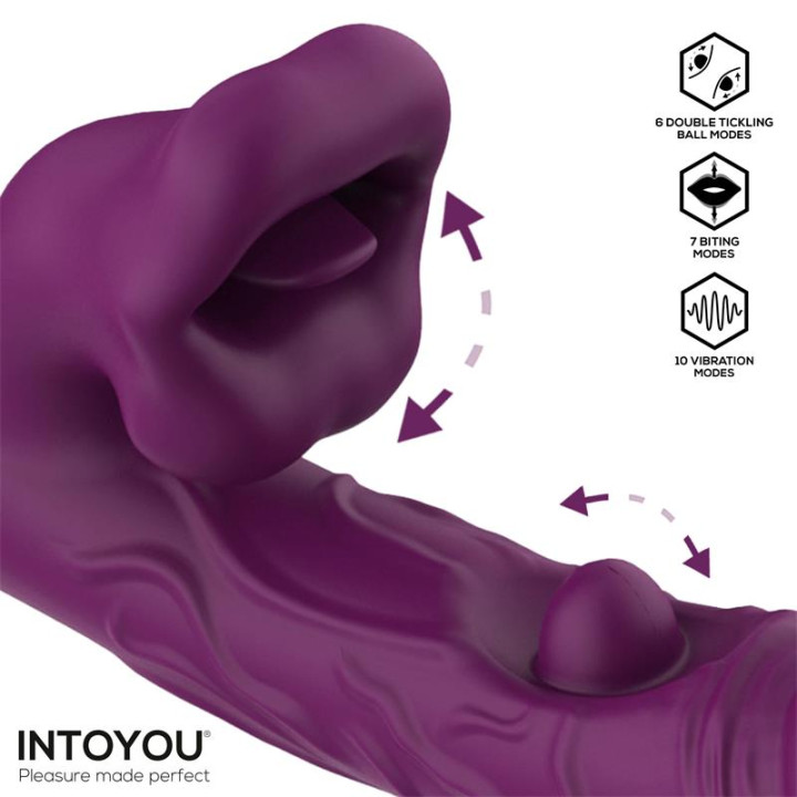 Bella Vibrador Doble Bola Cosquilleante y Mordisqueo 3 Motores de Intoyou | VibraZon