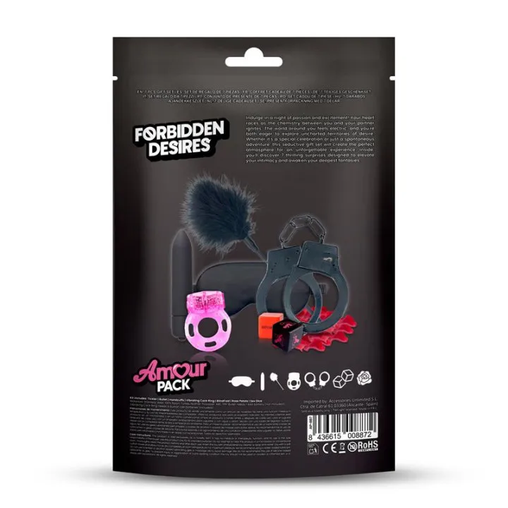 Set de 7 Piezas Forbidden Desires de Amour Pack