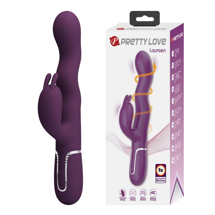 Laursen Vibrador con Movimiento Ondulante de Prettylove | VibraZon