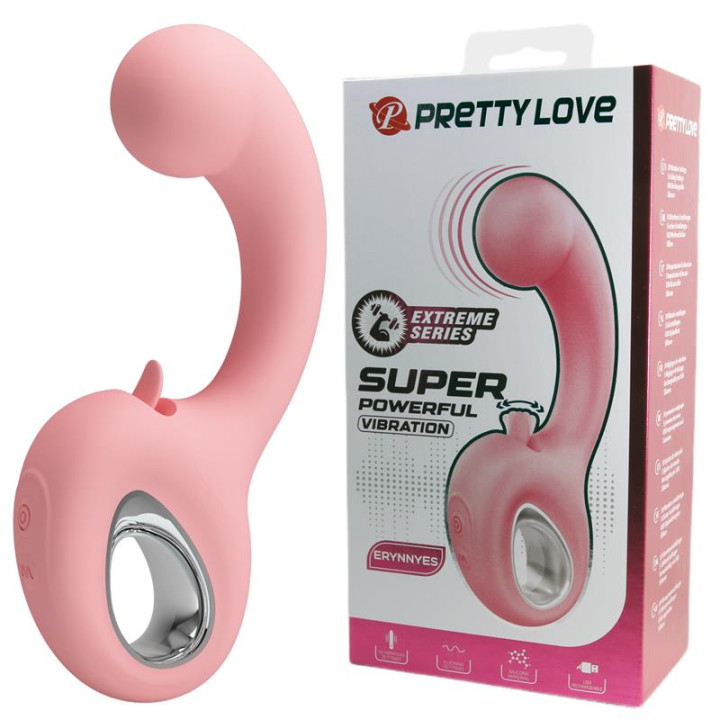Erynnyes Vibrador con Lengua Estimuladora de Prettylove | VibraZon