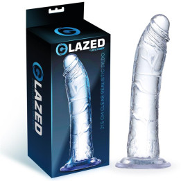 Dildo Realista Material Cristalino 21,5 cm de Glazed | VibraZon