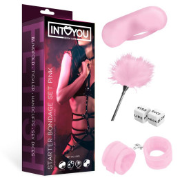 Kit de Bondage para Principiantes Starters 4 Piezas Rosa de Intoyou Bdsm Line | VibraZon