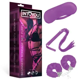 Set de Bondage para Principiantes Beginners 3 Piezas Púrpura de Intoyou Bdsm Line
